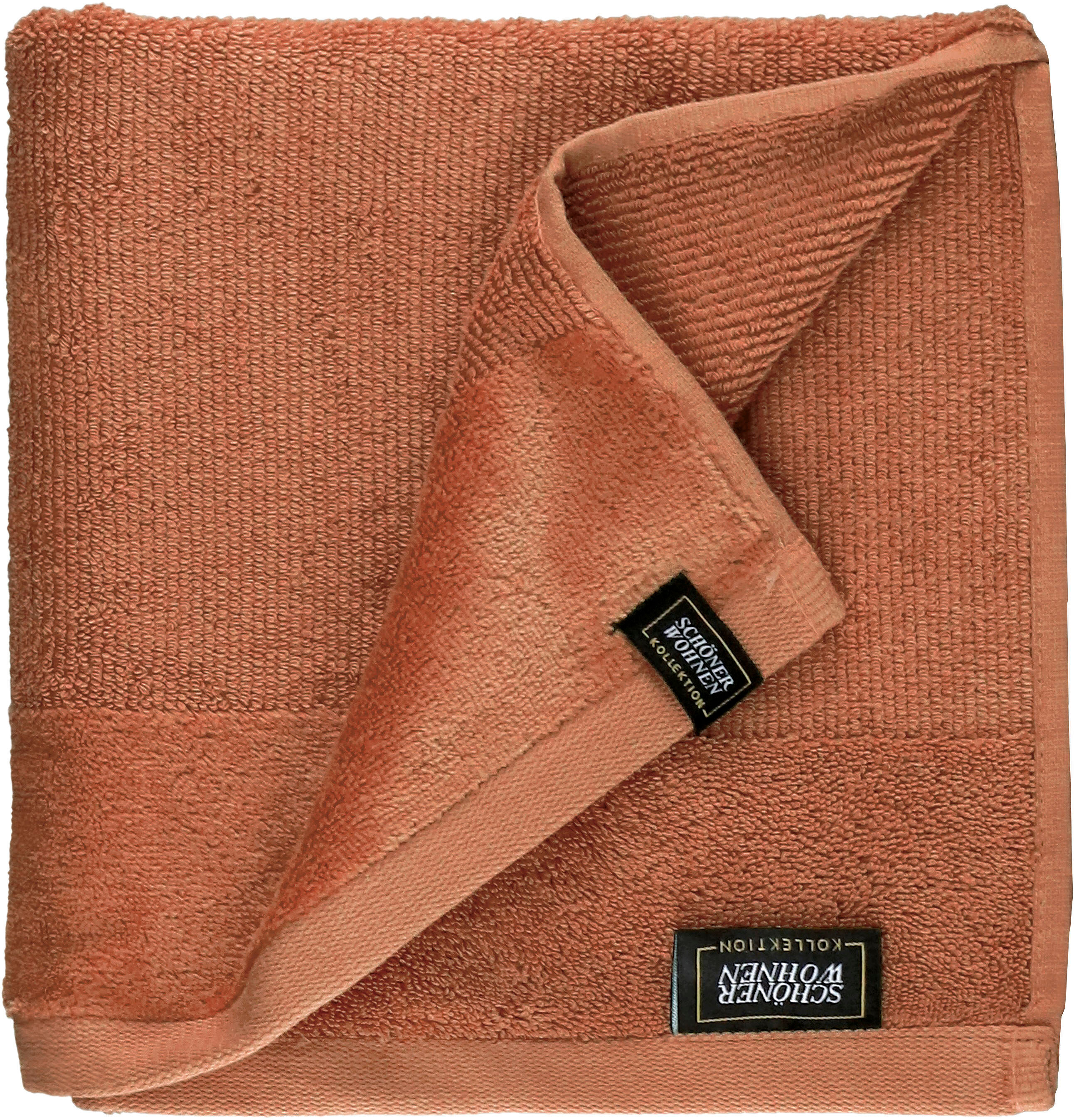 SCHÖNER WOHNEN-Kollektion "Sense" mit Velourborte, hautschmeichelnde Airtouch Qualität, super weich rost B/L: 50cmx100cm, 1 Stk., Frottee