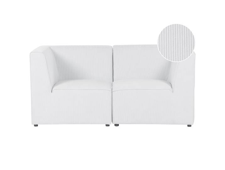 2-SITZER-SOFA Cord cremeweiß Lemvig