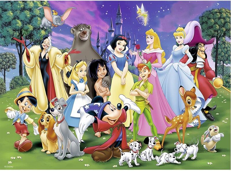 Ravensburger Puzzle Les grands personnages Disney - 200 pcs XXL