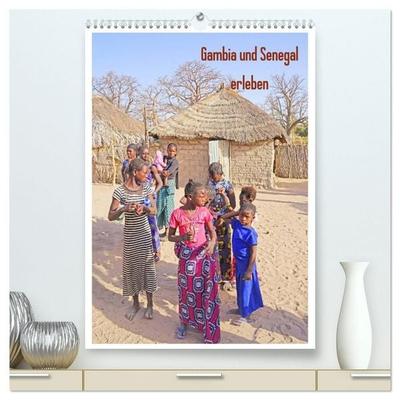 Gambia und Senegal erleben (hochwertiger Premium Wandkalender 2027 DIN A2 hoch), Kunstdruck in Hochglanz