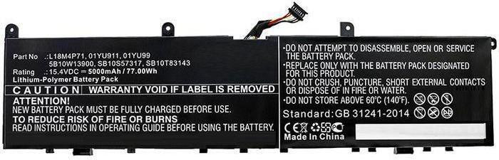 CoreParts 01YU911-CP Batterij voor Lenovo ThinkPad P1