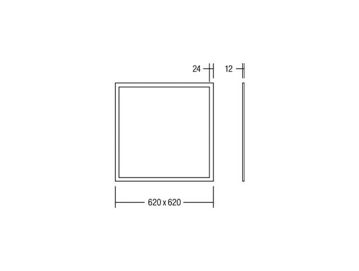 BRUMBERG Ailis LED-Panel opal 3000K DALI Ailis, dimmbar, weiß / opal, für Arbeitszimmer / Büro, Aluminium, Einbauleuchte