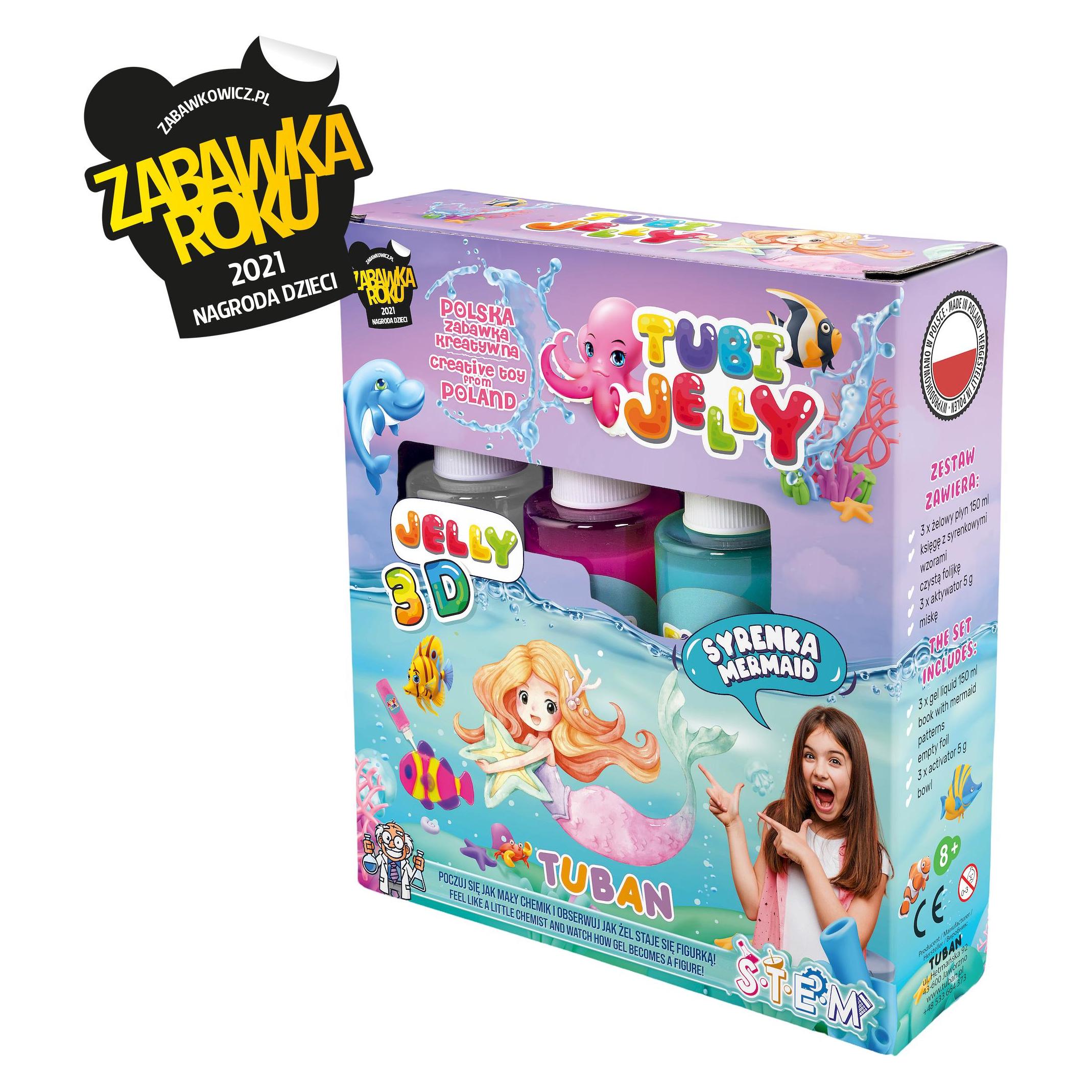 Tuban 3-Farben-Tubi-Jelly-Set - Meerjungfrau (TU3316)