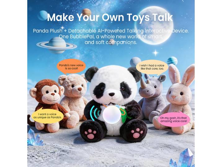 BubblePal Jouet interactif IA - Édition poupée panda