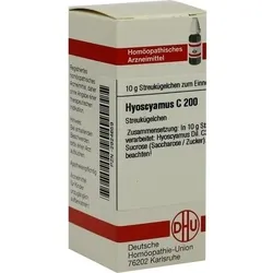 HYOSCYAMUS C 200 Globuli 10 g