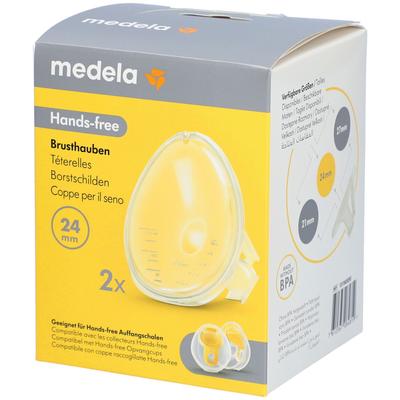 Freestyle Hands-free Brusthauben (2 Stück), 24mm 2 St Sauger