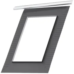 Velux BFX1000 Anschlussset für Dachfenster – Original Anschlussfolie mit Wasserableitrinne, Dachfenster Abdichtung