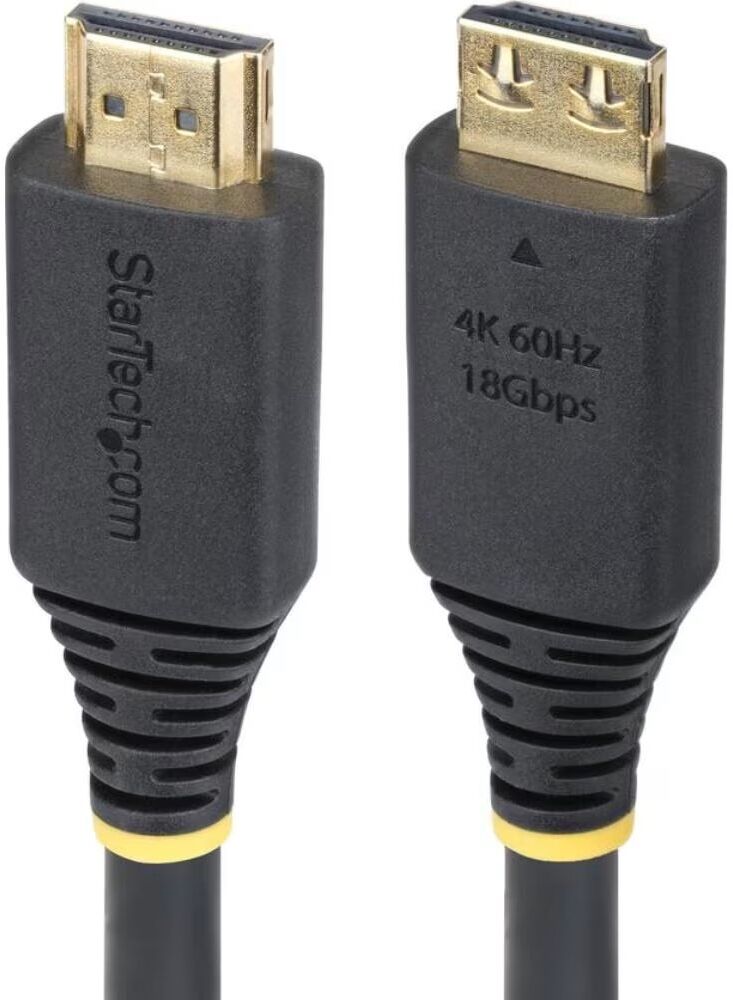 Startechcom Cable Hdmi 4k Con Agarre Startech 5m Macho Negro Talla Única Unisex