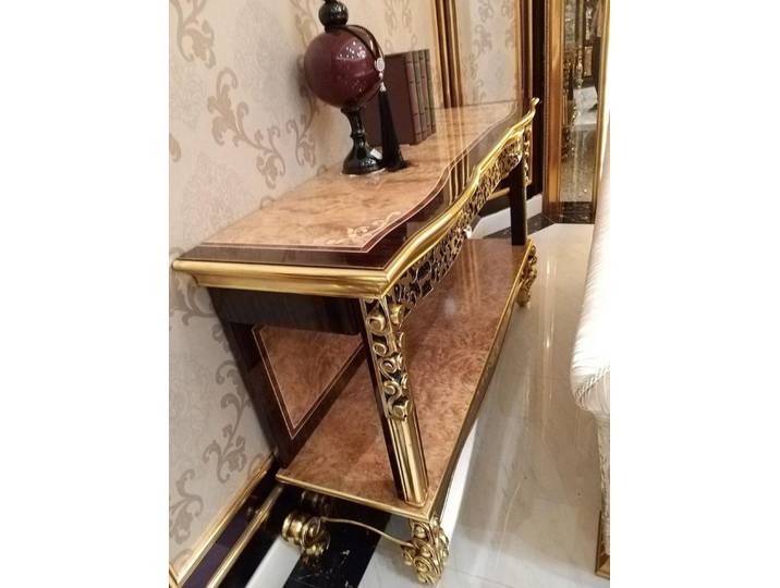 Xlmoebel Konsolentisch Barockes Holz-Sideboard mit elegantem Design und Stauraum (Konsolentisch, Konsolentisch), Hergestellt in Europa