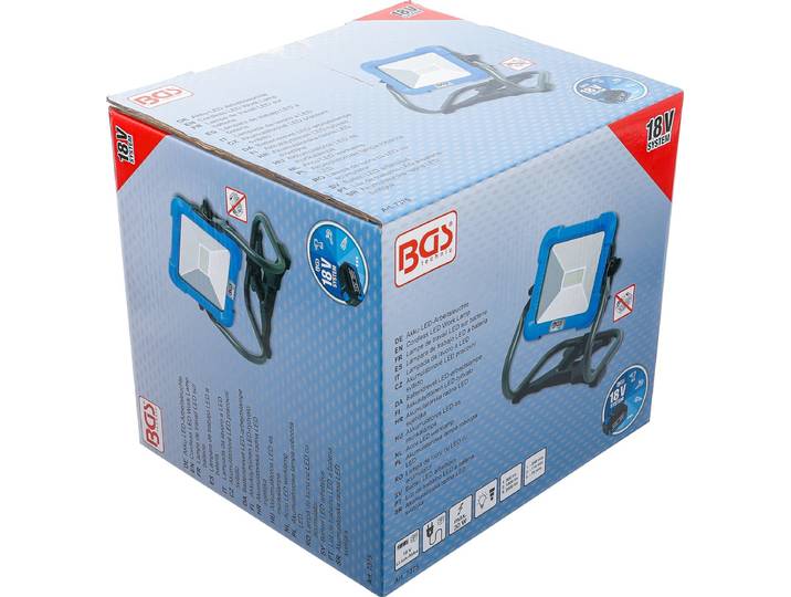 BGS Accu LED werklamp - uitklapbaar - 18 V - zonder accu