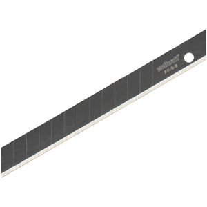 Wolfcraft Cuttermesser-Klingen Profi,Abbrechklinge, 9mm aus Carbonstahl, 5 Stück