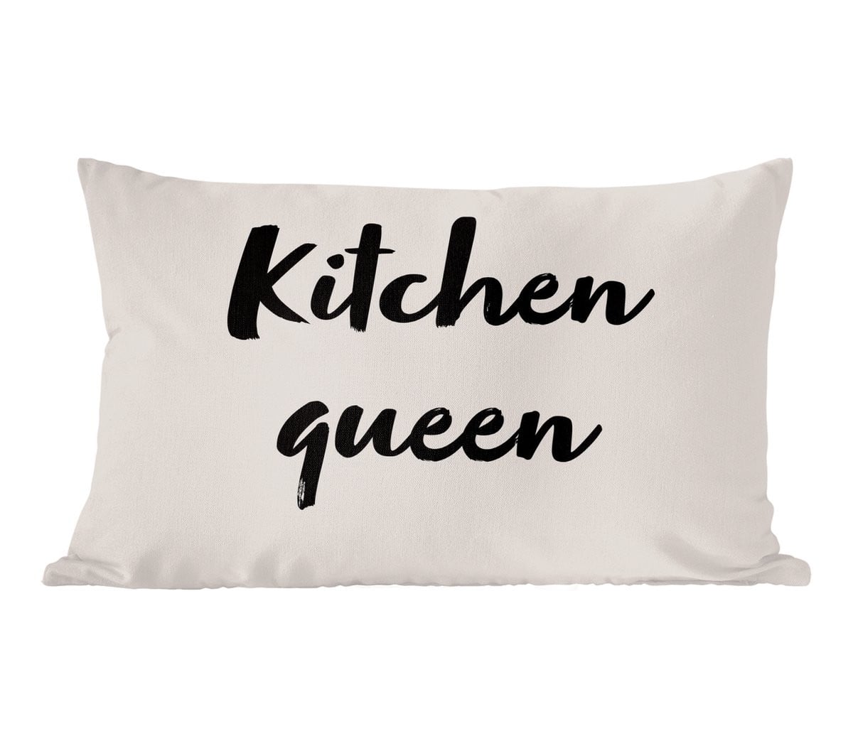 Sierkussen met Quotes Chef & Kitchen Queen - 60 x 40 cm