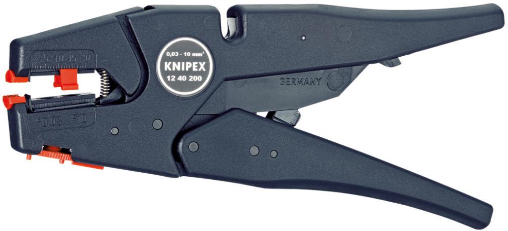 KNIPEX Automatik-Abisolierzange 1240 EAN 200mm qmm