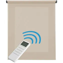 ROLLO motorisiert, Beige, 100 x 250 cm