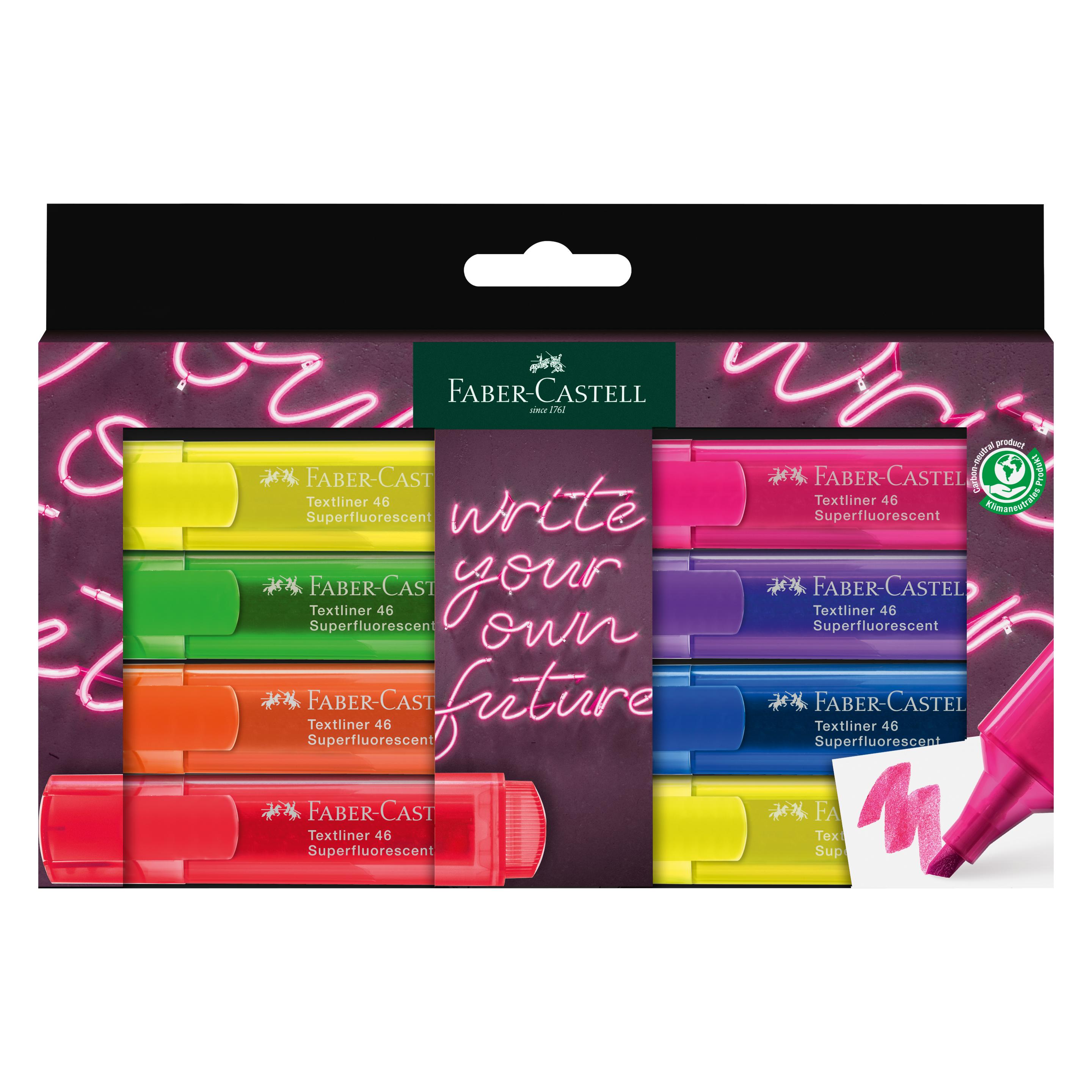 Faber-Castell FABER CA. Textliner TL 46 254601 8er Etui GenZ (8x) (254601)
