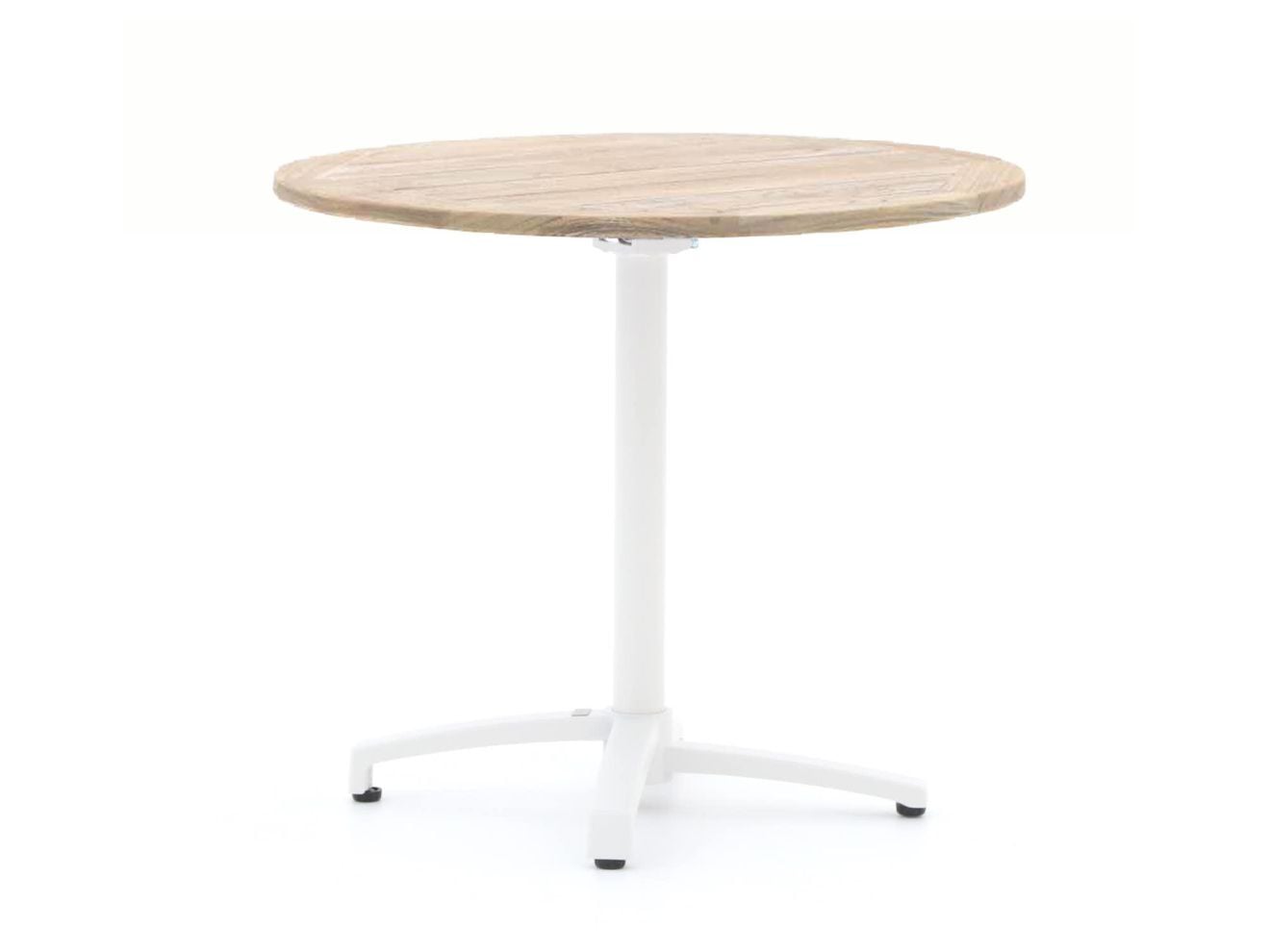 Bellagio Inklapbare Ronde Tuintafel van Teakhout Ø85cm