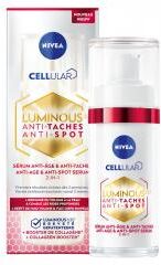 Nivea Cellular Luminous630 Sérum Anti-Âge et Anti-Taches 2en1 30 ml - Flacon-Pompe 30 ml