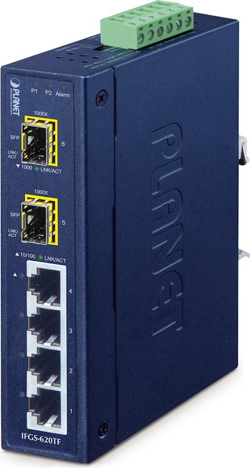 Planet Technology Corp. IFGS-620TF Planet Industrial 4-Port Ring Ethernet Switch