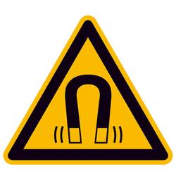SAFETYMARKING Warnschild Magnetisches Feld Folie selbstklebend 50 mm ISO 7010 10 St. 30.A8160