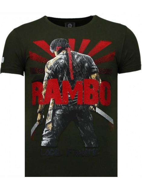 Local Fanatic Rambo shine rhinestone t-shirt