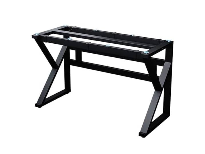 JIiopCFegh Tischbeine, Breite, verstellbare Schutzfüße(Black,140x70x72cm)