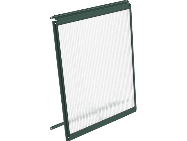 Fenster VITAVIA für Venus, Apollo, Calypso, Freya, Dione u.a. , grün (smaragd), Aluminium, Fenster, Fenster, Gewächshausfenster, Alu, mit Hohlkammerplatte 6 mm