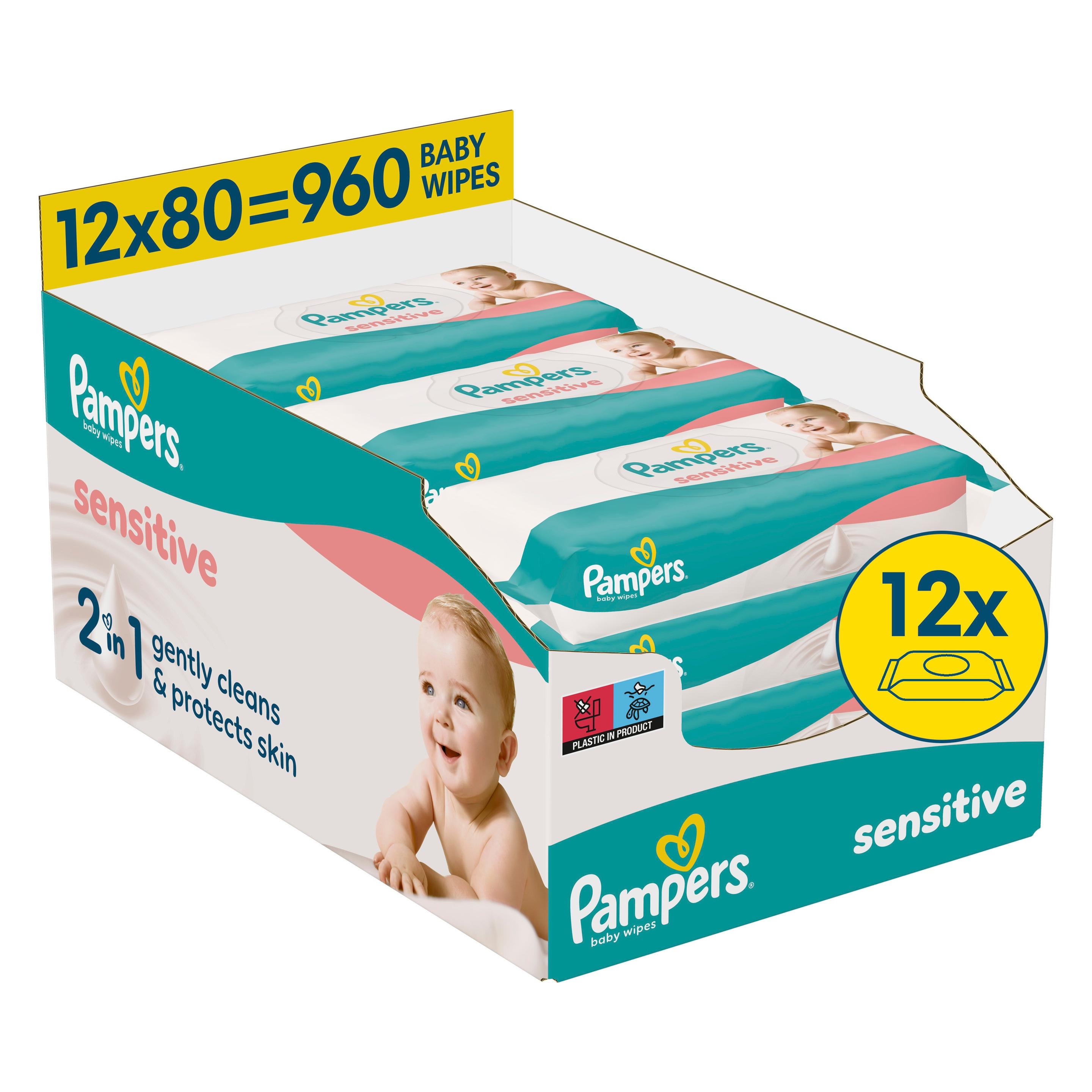 Pampers Sensitive (12 x 80 Stk.) (66528675)