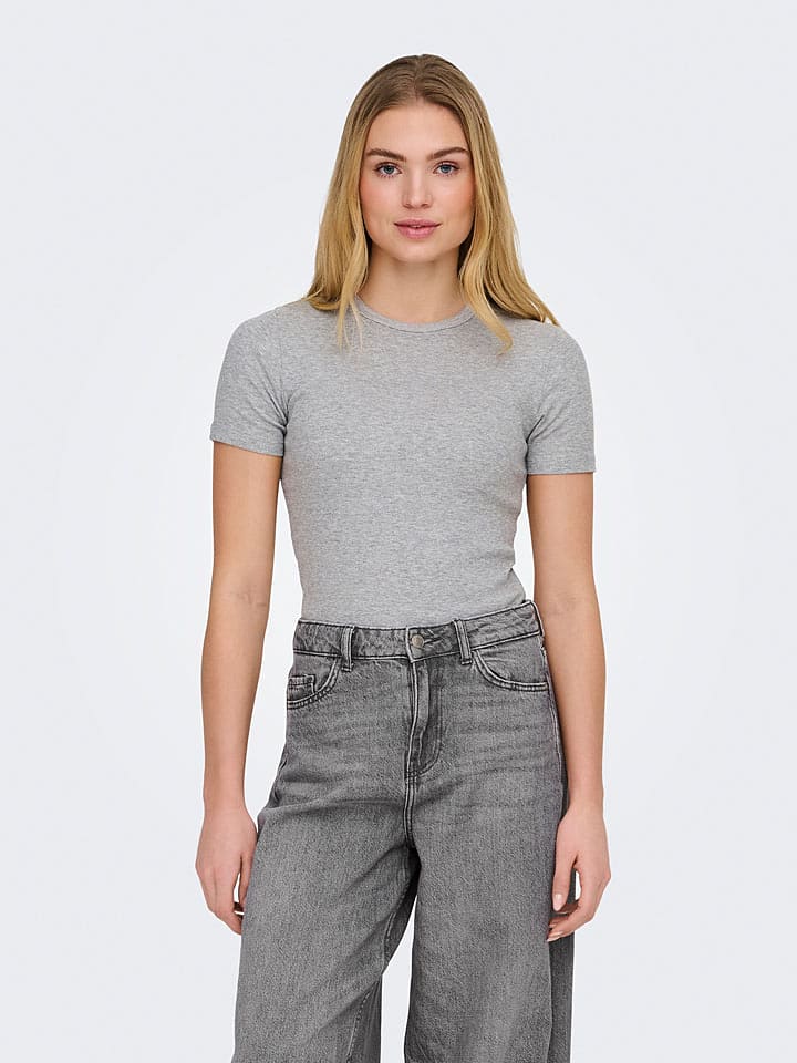 JDY Shirt "Lucky" in Grau - L