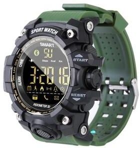 Everyday Crate EX16S Outdoor Smart Watch 5ATM Waterproof Bluetooth Sports Watch With Long Battery Life green