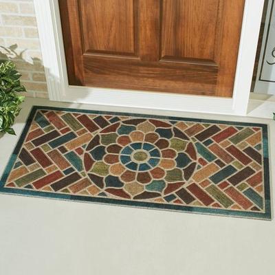 Mohawk Rug/Outdoor Brick Path Doormat Multi Jewel 48 x 24, 48 x 24, Multi Jewel