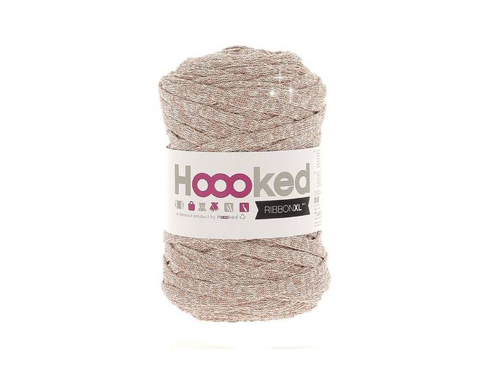 Hooked Ribbon XL Lurex Cristal White