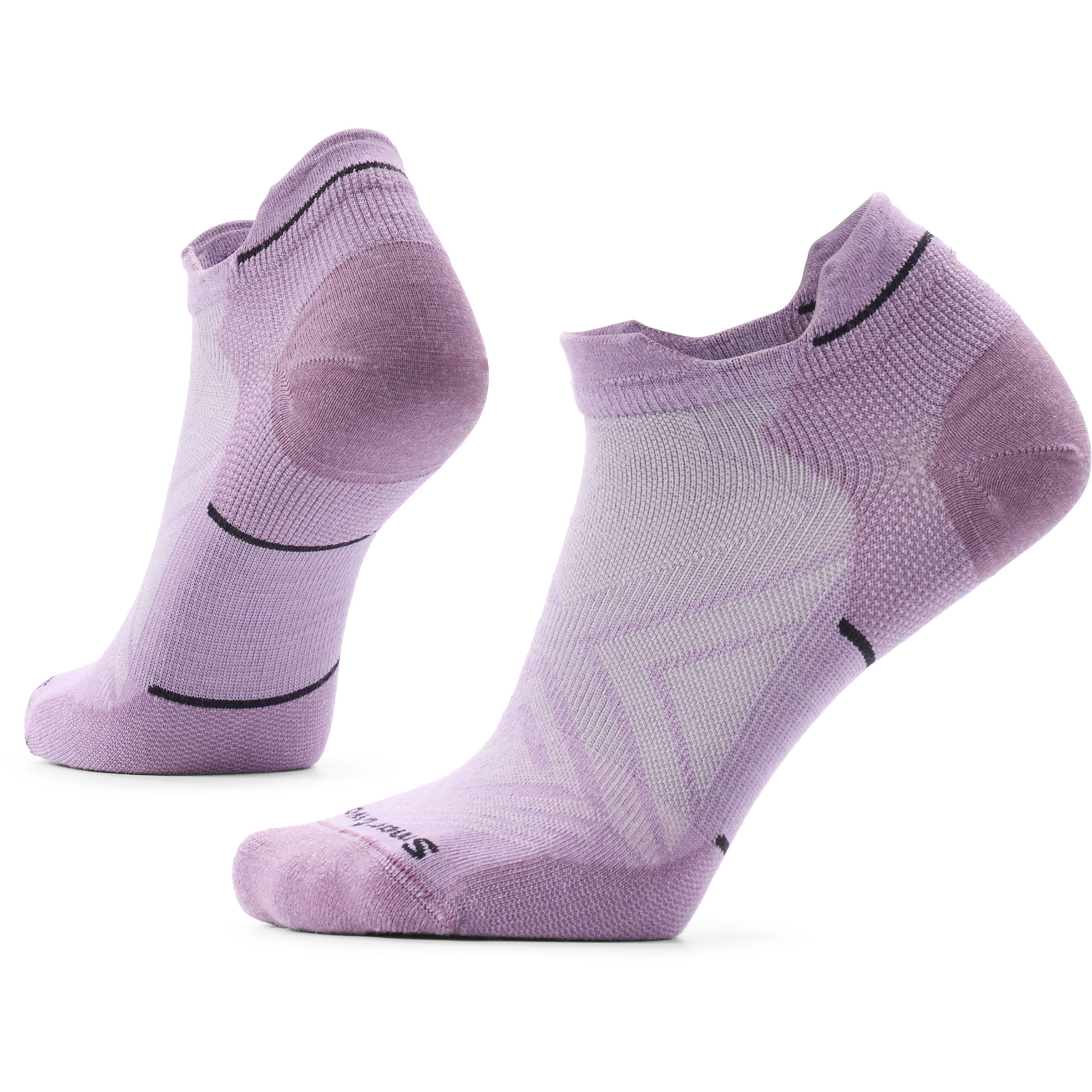 Smartwool Run Zero Cushion Low Ankle Damen Laufsocken lila Größe 34 Trailrunning | Laufen Widerstandsfähig Merinowolle