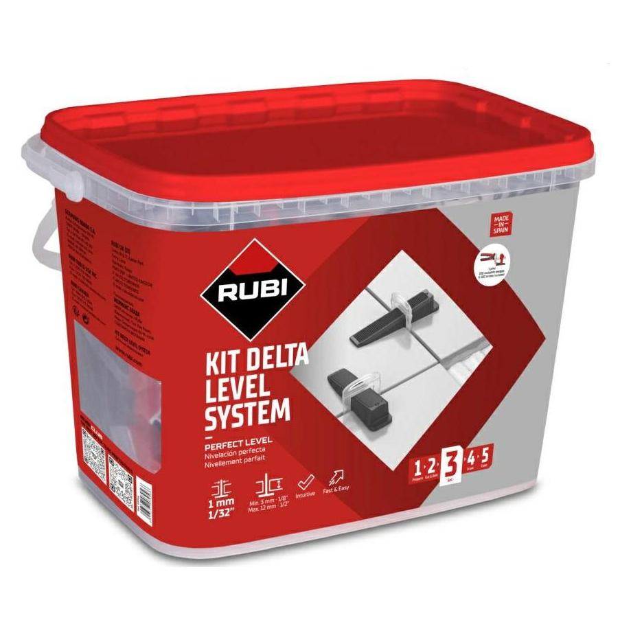 Rubi Delta Set 1 mm (3-12 mm) (Keil, Verlegeset) (3956)