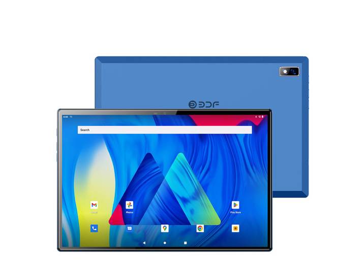 Tablette Android BDF Pad New 10,1 pouces, processeur octa-core, 8 Go de RAM, 256 Go de ROM, 4G LTE, 5G WiFi, double SIM, double caméra, 8000 mAh