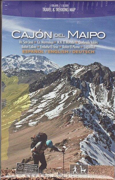 Cajon Del Maipo - Carte de voyage et de trekking   Trekking Chile