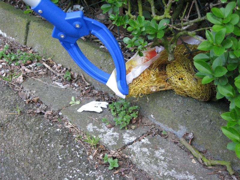 Axis Line Abfallzange Müllzange 1Meter ohne Bücken Müll aufsammeln