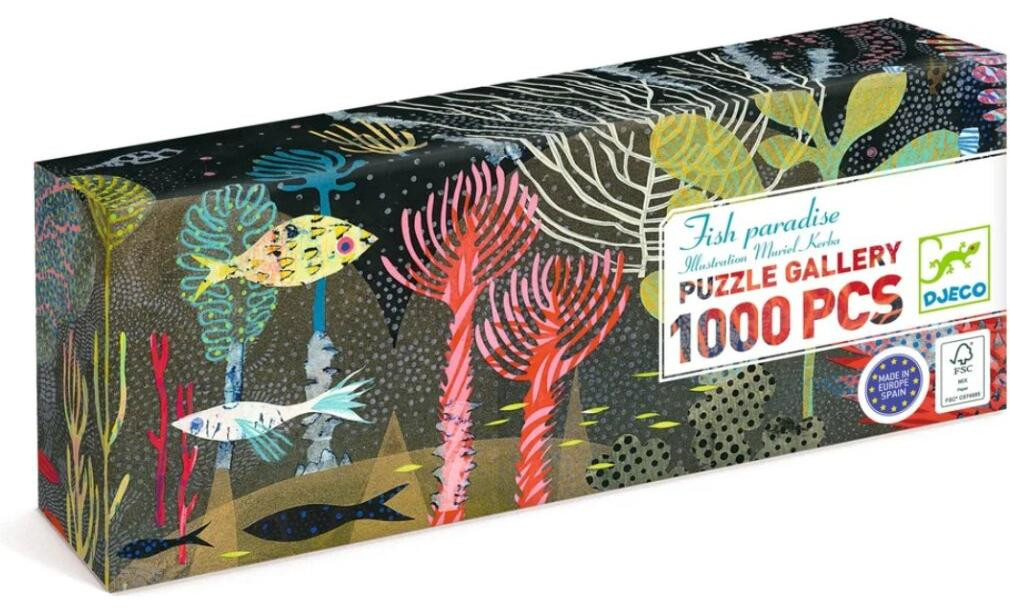 Djeco Panorama Puzzel Vissen RJ 1000