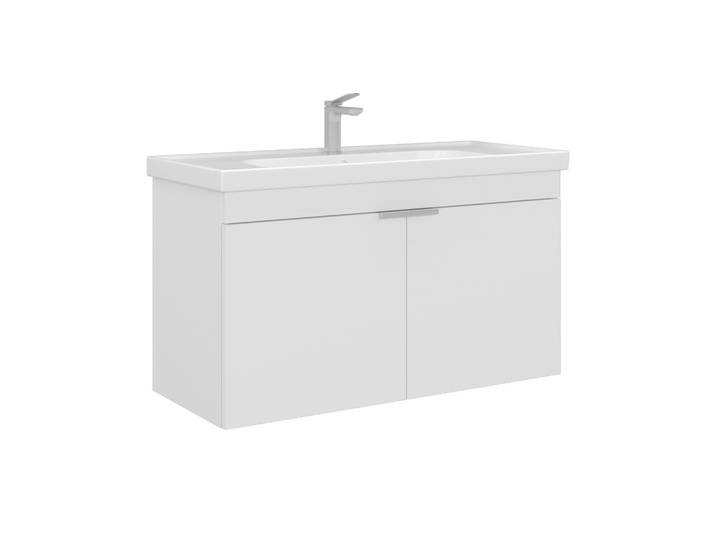 Meuble Vasque Desna 100 - 100 x 45 x 58 cm - Matte White