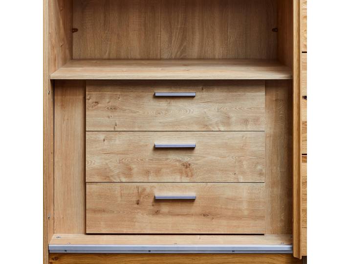 Linea Natura Schubkasteneinsatz, Eiche, 3 Schublade(n) Schubladen, 90x62x58 cm, Befestigung ohne Bohren,Befestigung Bohren, Schlafzimmer, Kleiderschränke, Schrankzubehör, Schubkasteneinsatz