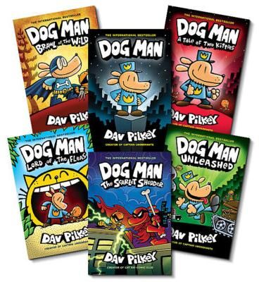 Dog Man Collection (Books #1-12) (Hardcover) - Dav Pilkey