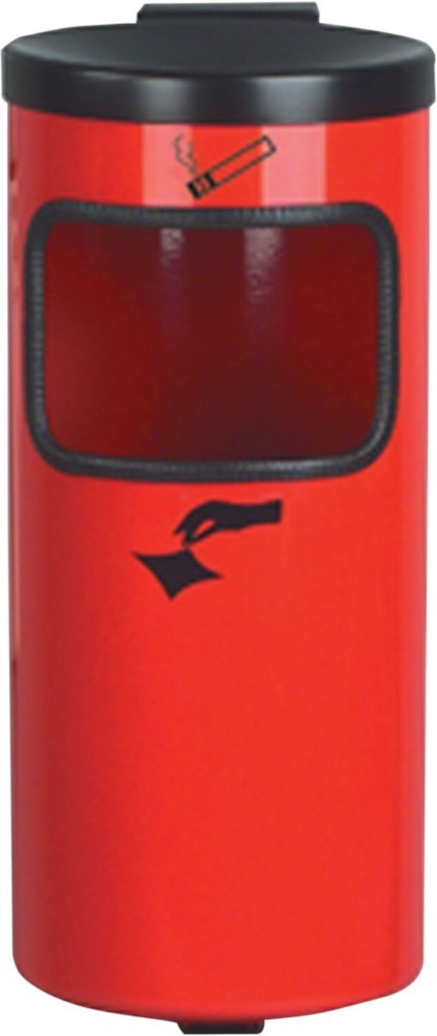Abfall-Ascher Rondo Boden rot ; E/D/E (360012)