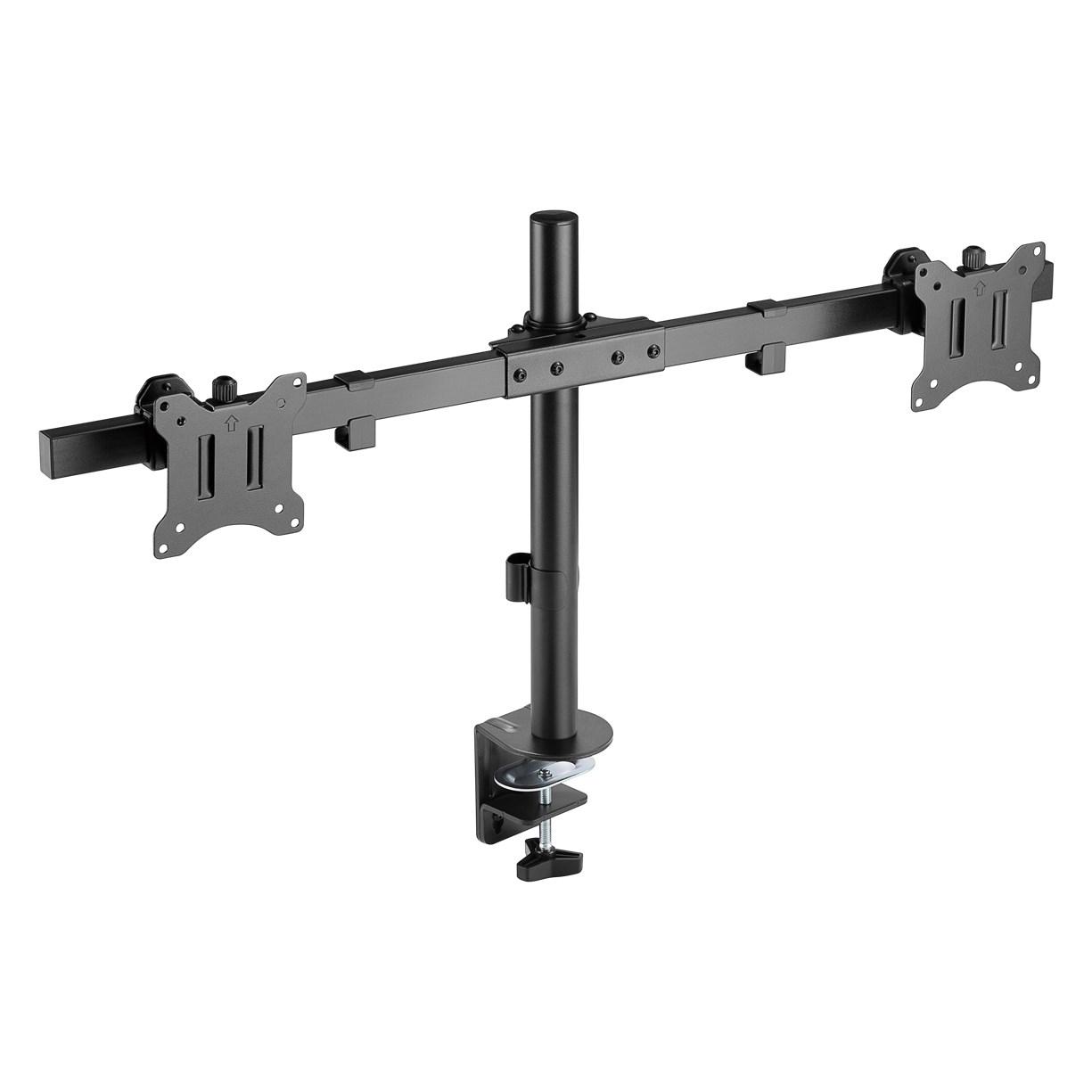 Goobay Doppel-Monitorhalterung (Tisch, 32", 9 kg) (59394)