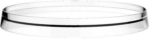 LAUFEN Kartell Ersatz-Deko-Disc H3983350910011 schwarz, für Waschtisch-/Bidetmischer 183mm