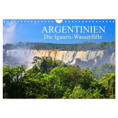 Argentinien. Die Iguazú-Wasserfälle (Wandkalender 2026 DIN A4 quer), CALVENDO Monatskalender