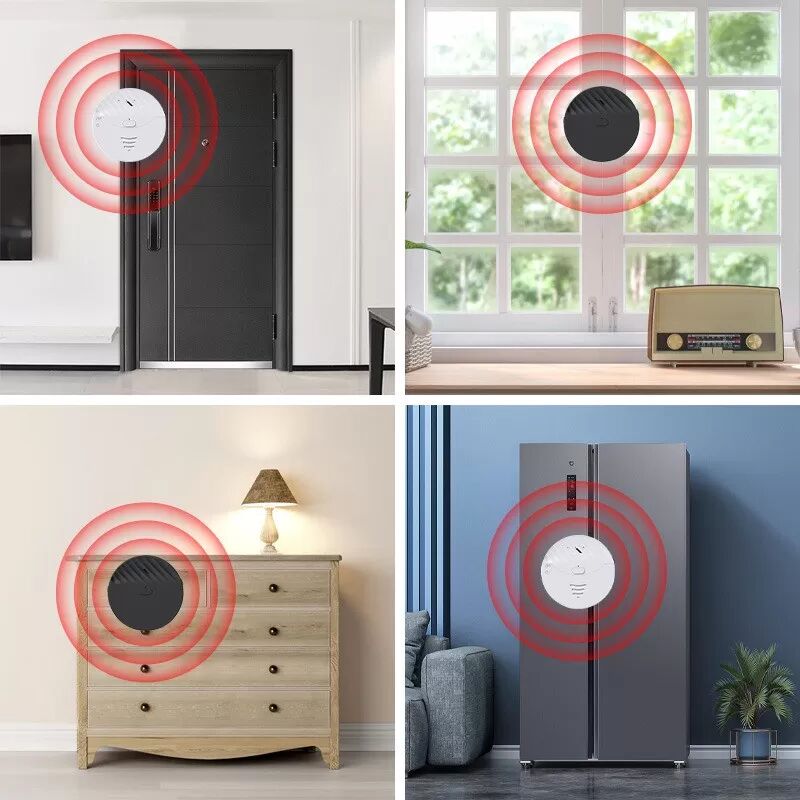 INF Alarme de vibration intelligente WiFi - Surveillance à distance et sensibilité réglable