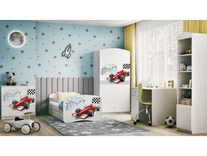 KOCOT KIDS Babybett mit Schublade, 180/80 cm, Weiß