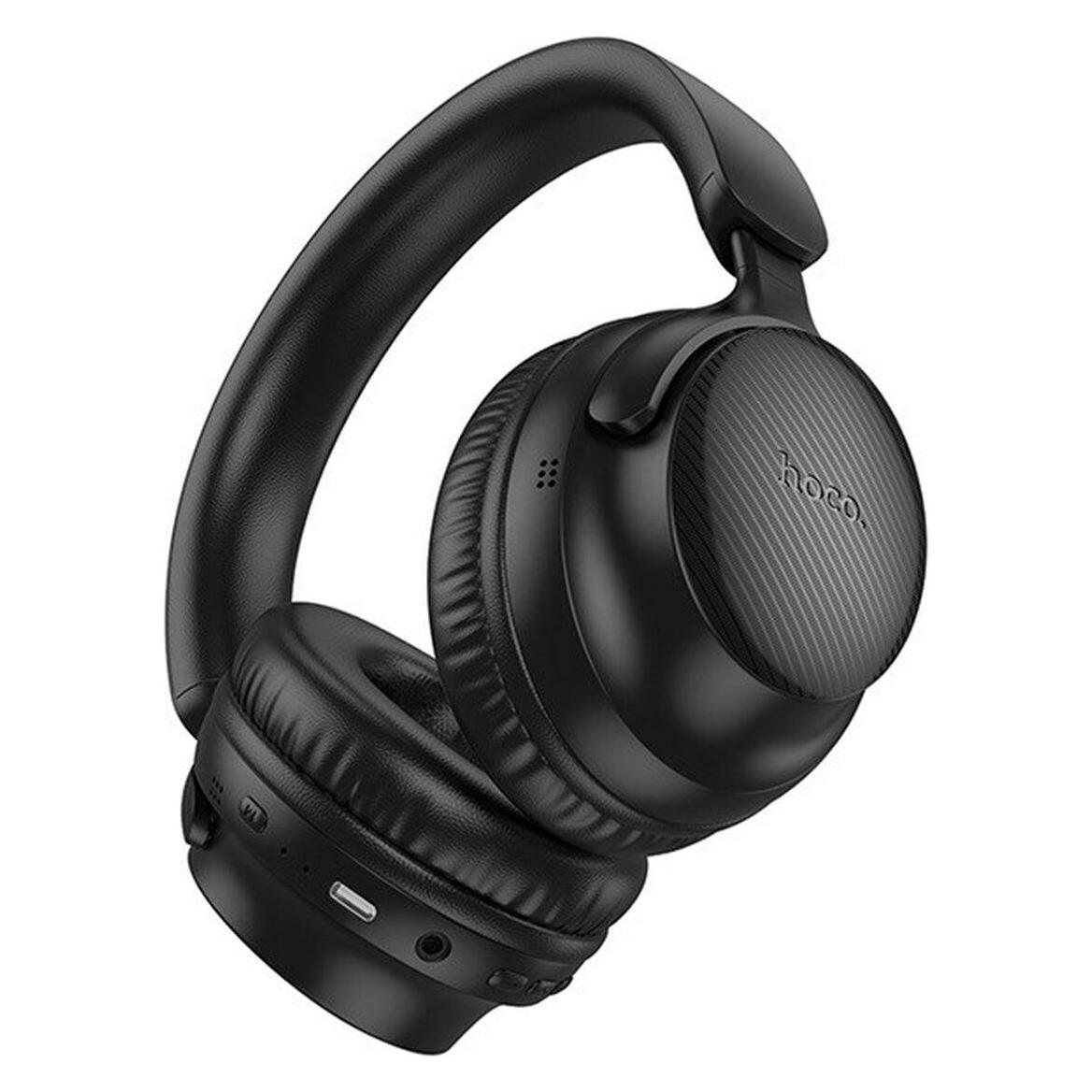 Hoco W53 Tone Headset In-Ear Wireless Bluetooth Schwarz (30 h, Kabelgebunden, Kabellos) (W53 classic black)