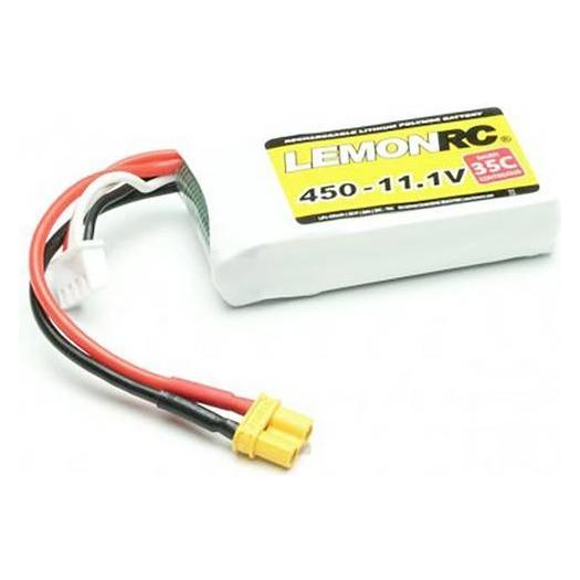 LemonRC Modellbau-Akkupack (LiPo) 11.1 V 450 mAh Zellen-Zahl: 3 35 C Softcase XT (450 mAh, 11.10 V) (15703)