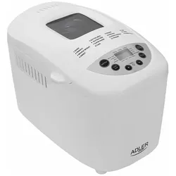 Adler AD 6019 Brotbackmaschine, Brotbackautomat, Weiss