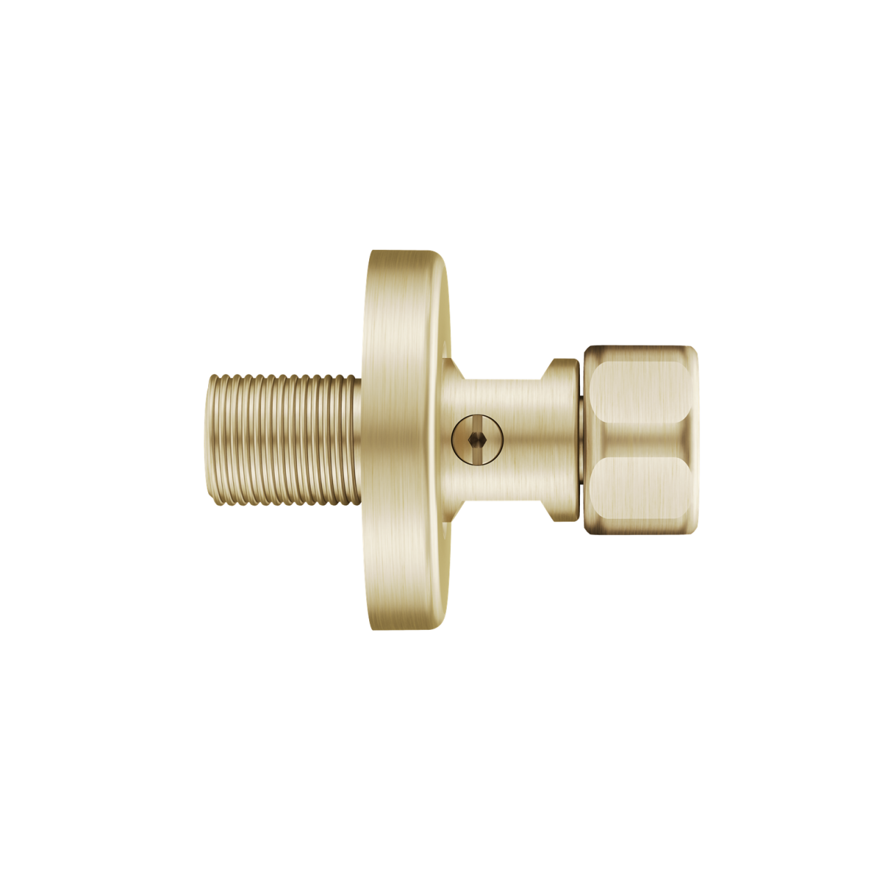 KWC Wandanschluss 1/2""x3/4"" L40 absperrbar, brushed gold 3600014965